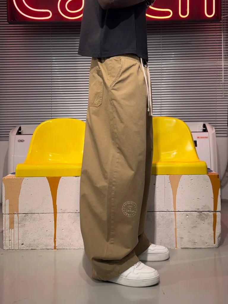 Pantaloni Lejeri cu Talie Elastică și Șnur — imaginea 3