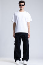 Blugi Black Utility Denim