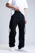 Blugi Black Utility Denim