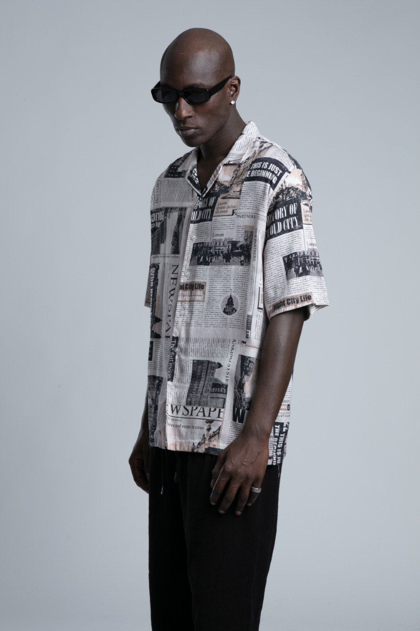 Cămașă Newspaper Shirt