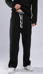 Pantaloni Iconic Black Relaxed