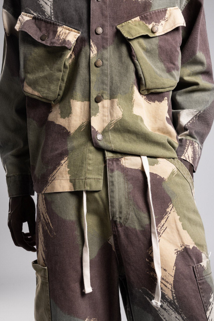 Pantaloni Canvas Brush Camo
