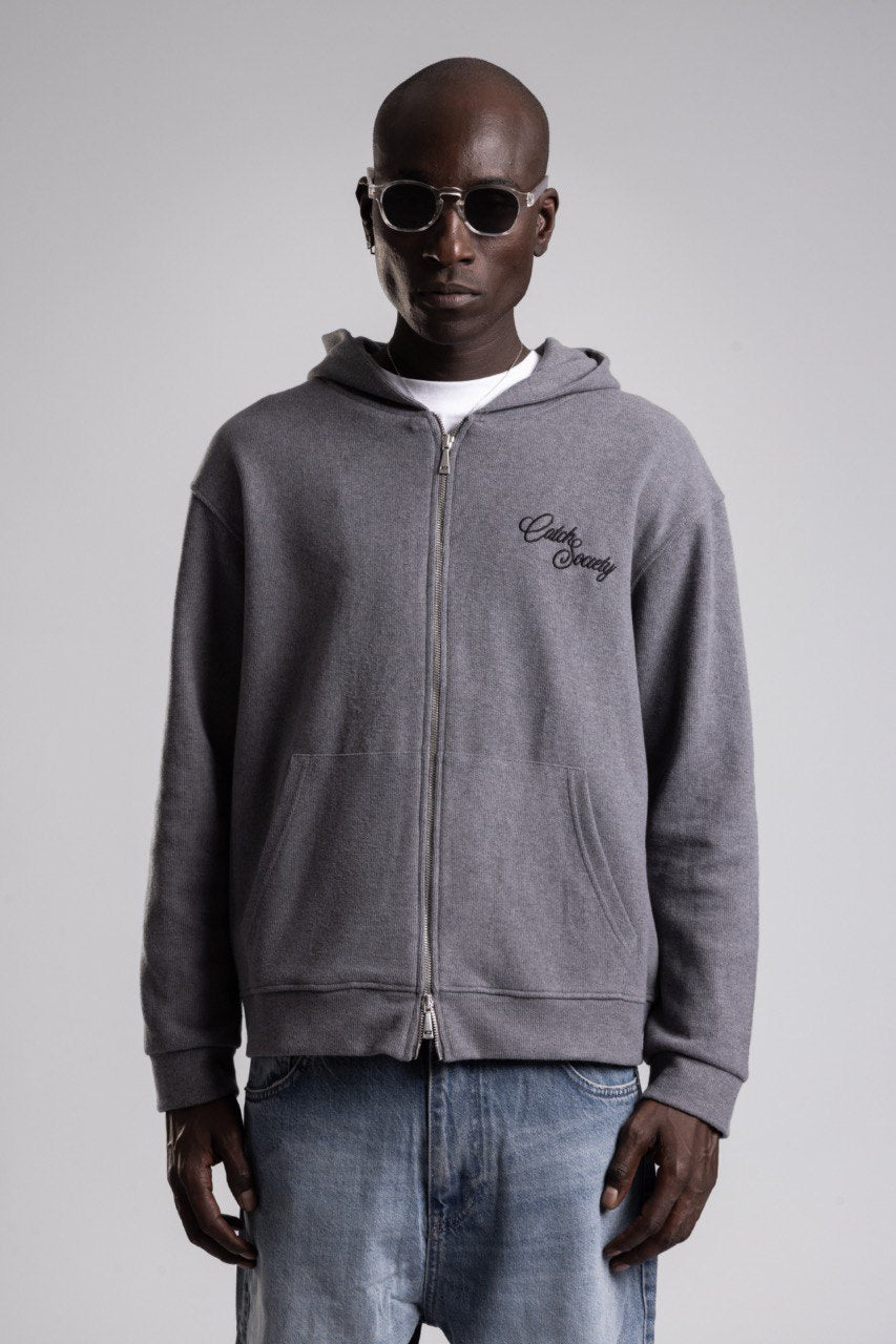 Hanorac Double Zip Hoodie “Catch Society”
