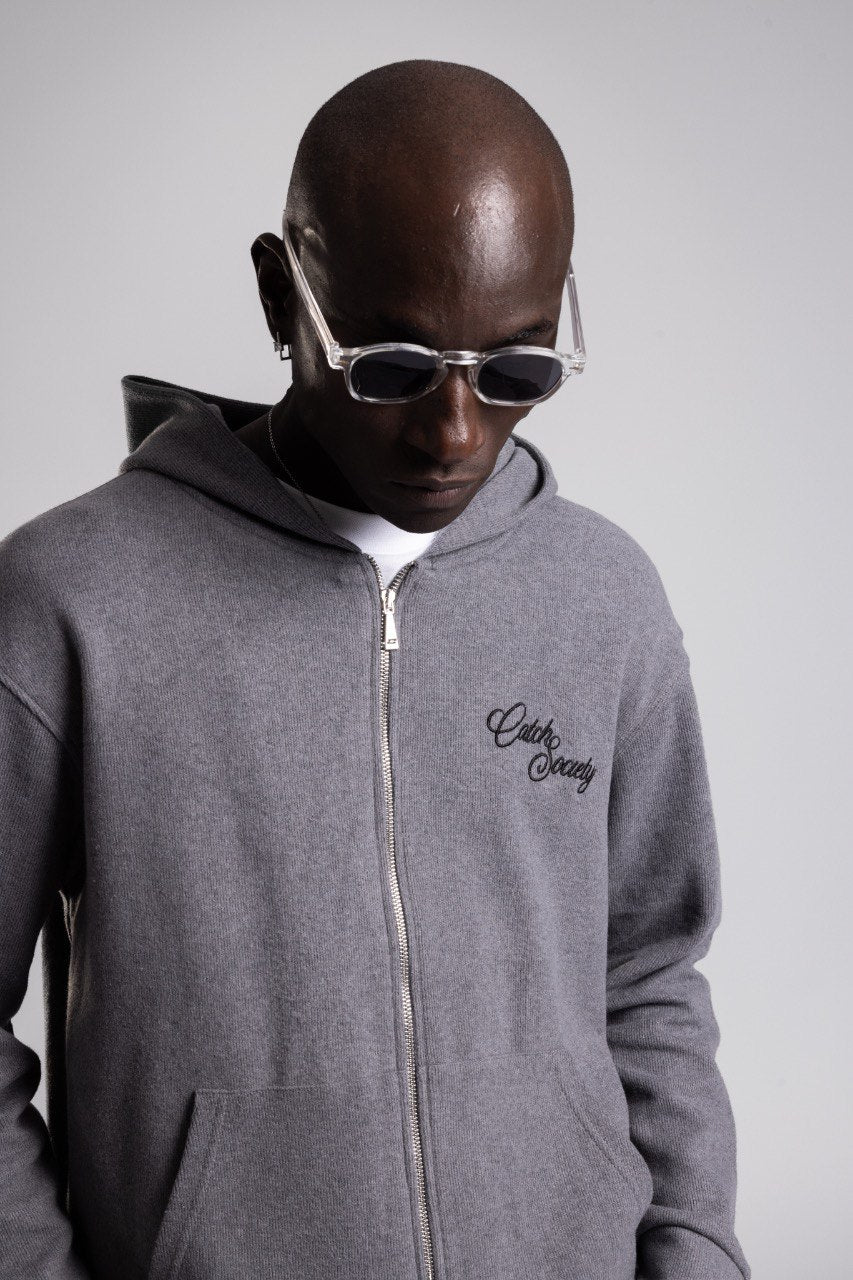 Hanorac Double Zip Hoodie “Catch Society”