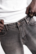 Blugi Faded Taupe Denim