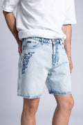 Pantaloni scurți cu broderie