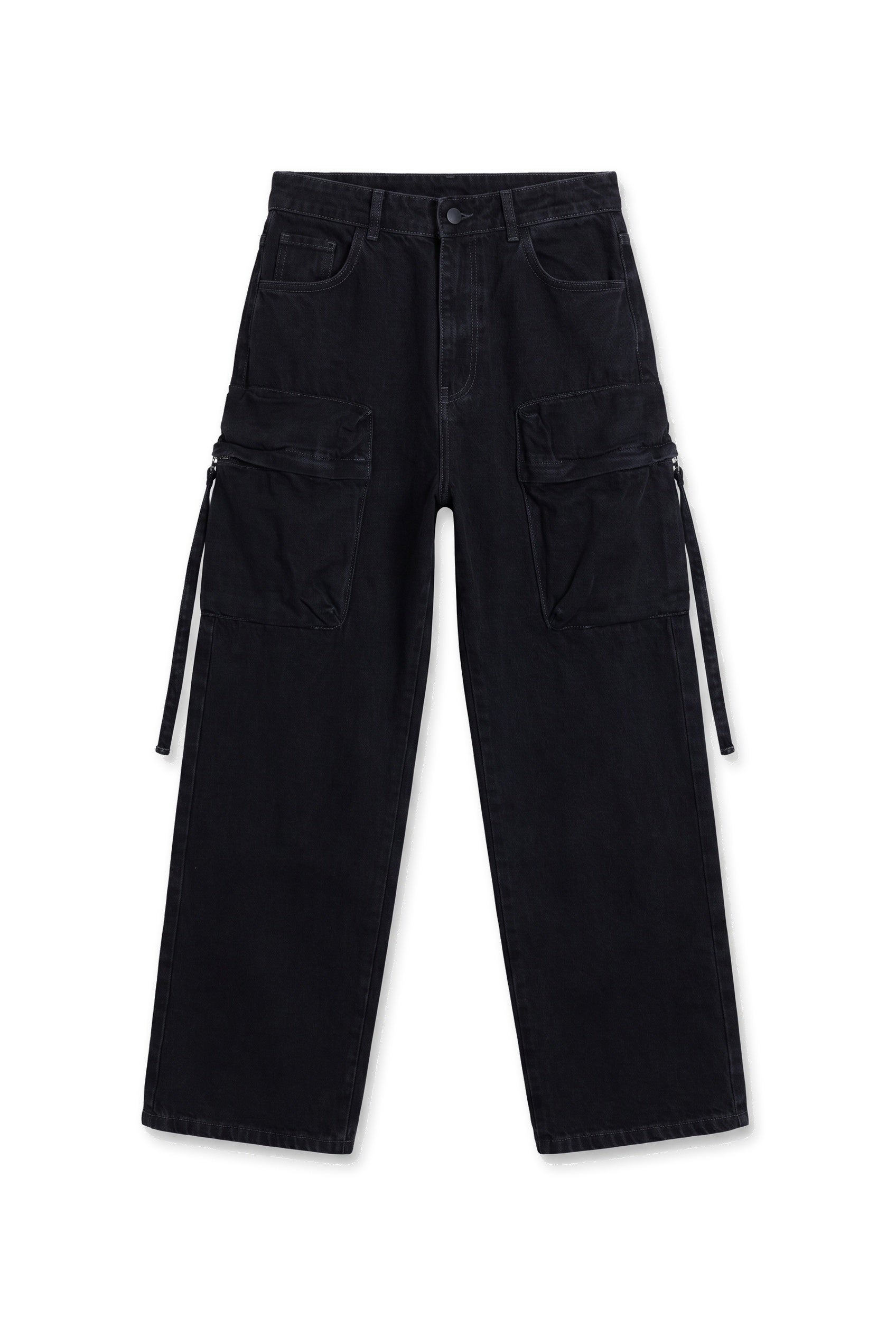 Blugi Black Utility Denim
