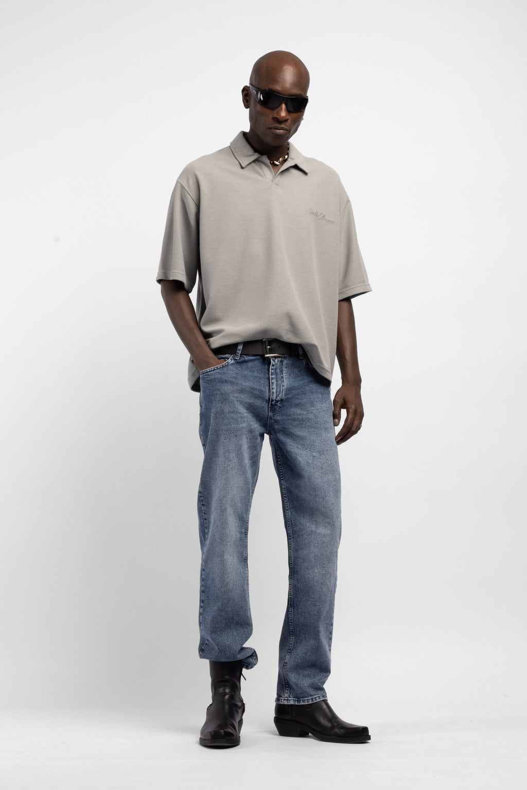 Tricou polo oversize