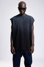 Tricou oversize fără mâneci