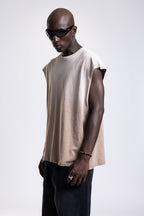 Tricou oversize fără mâneci