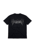 Tricou oversize cu print gothic pe piept
