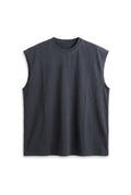 Tricou oversize fără mâneci